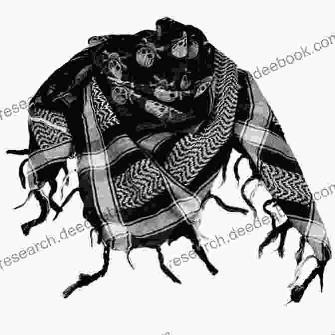 A Black And White Scarf With A Large Skull And Crossbones Motif. Pretty In Punk: 25 Punk Rock And Goth Knitting Projects