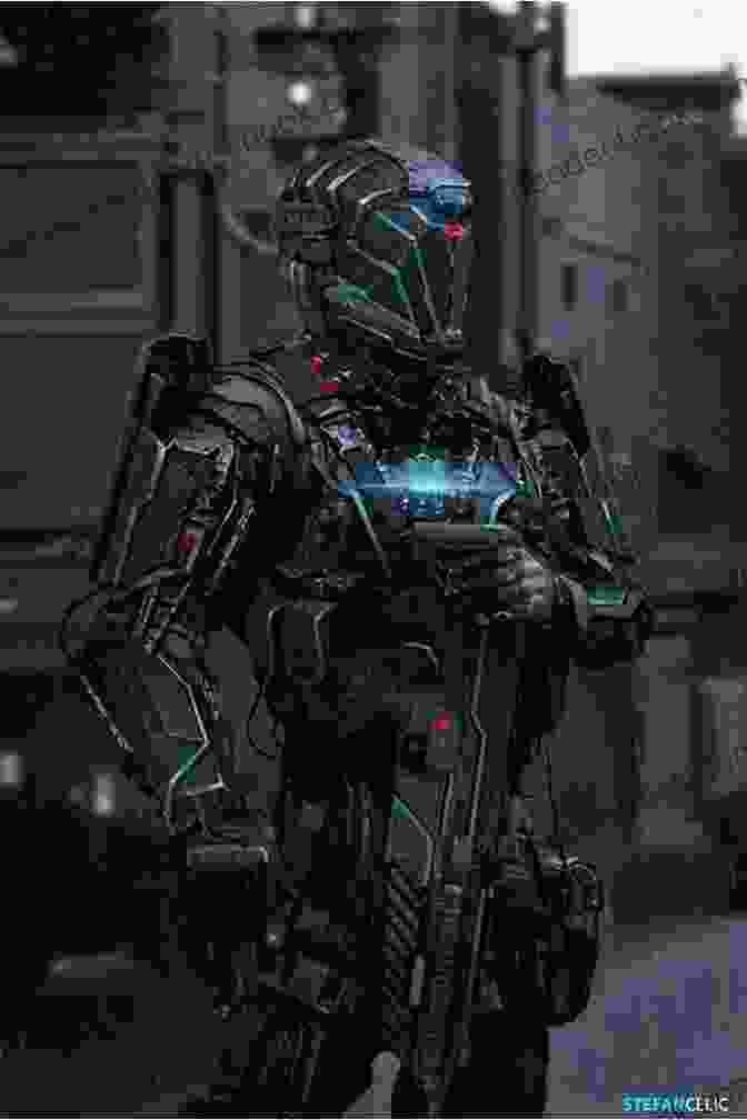 A Mech Warrior Standing In A Futuristic City Metal Warrior: Steel Curtain (Mech Fighter 8)