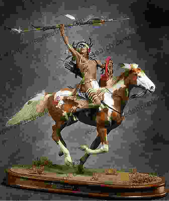 A Native American Warrior On Horseback Native American Proverbs M D Johnson