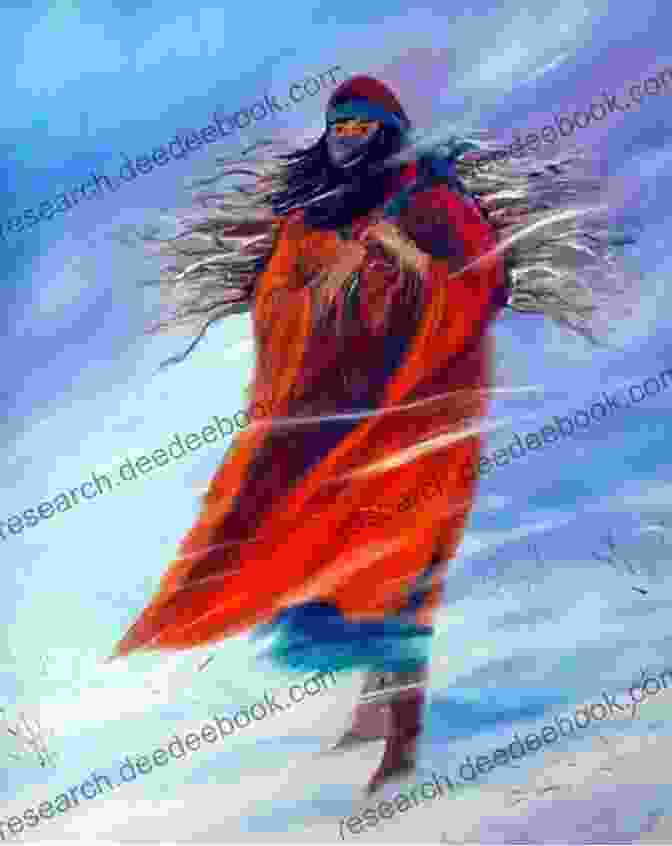 A Native American Woman Walking Through A Snowstorm Native American Proverbs M D Johnson
