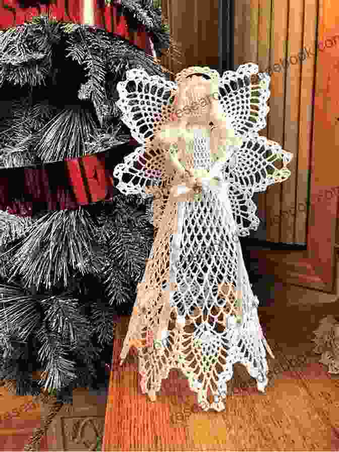 A Photograph Of Graceful Crochet Angels Suspended From A Christmas Tree Christmas Ornament Patterns: Cute Ornament Crochet Tutorials