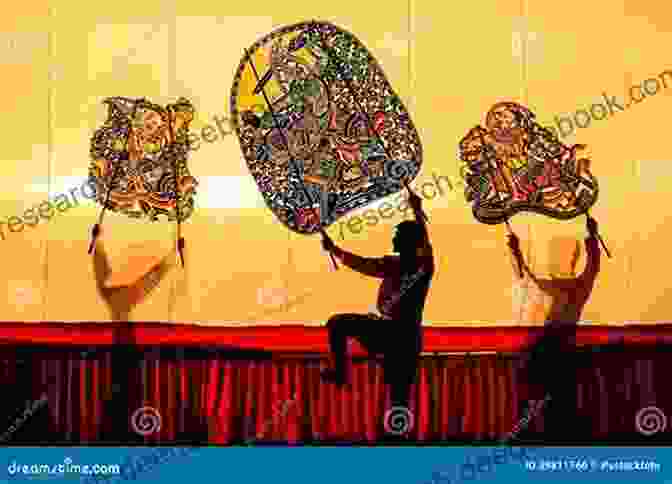 An Illustration Depicting A Traditional Shadow Puppet Performance, With Musicians And Puppeteers Collaborating To Create A Captivating Experience. Chinese Theatre: An Illustrated History Through Nuoxi And Mulianxi: Volume Two: From Storytelling To Story Acting