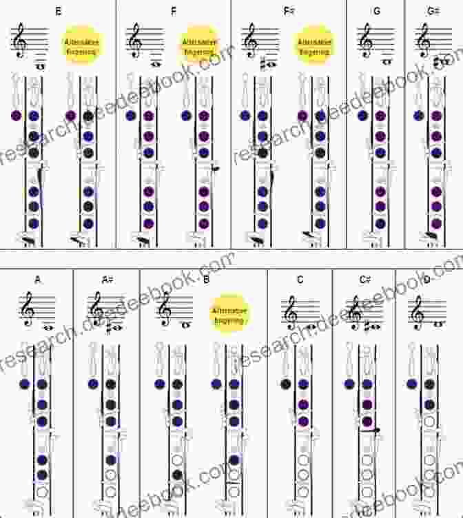 Clarinet Fingering Chart Right Hand Clarinet Notes For Beginners Jefferson Bethke