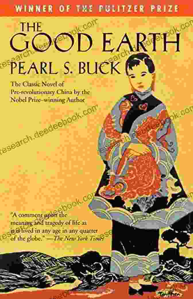 Cover Of The Good Earth Novel By Pearl S. Buck, Featuring A Simple Sketch Of A Chinese Farmer Plowing A Field With Oxen The Good Earth (SparkNotes Literature Guide) (SparkNotes Literature Guide Series)