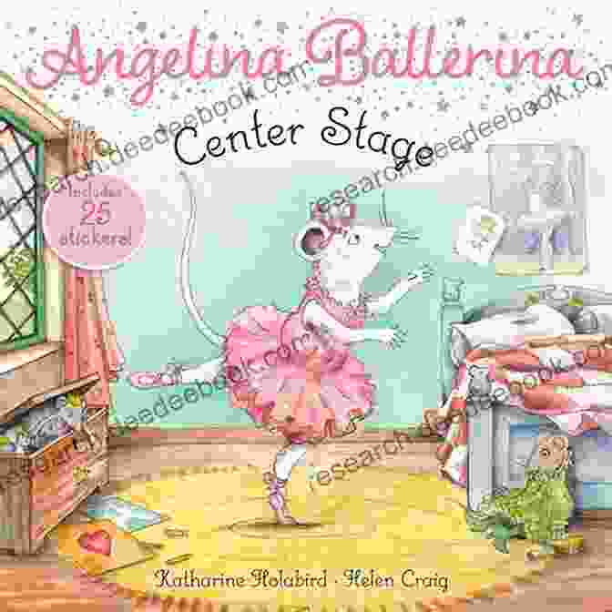Katharine Holabird, The Author And Illustrator Of Center Stage, Smiling And Holding A Book. Center Stage (Angelina Ballerina) Katharine Holabird