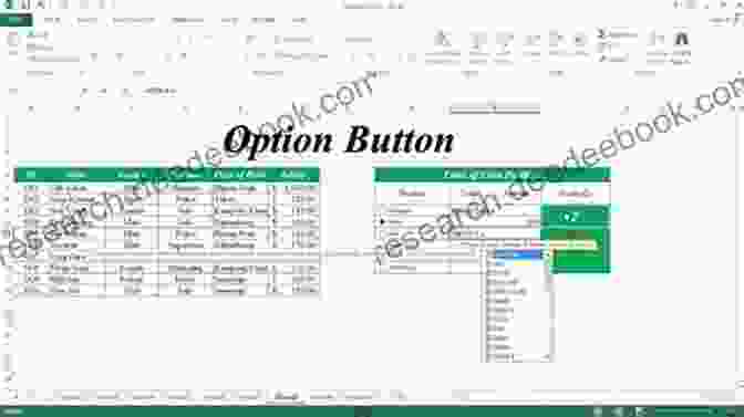 Option Button In Excel Microsoft Excel Option Button Check Box Combo Box List Box And Spin Button (Form Controls)