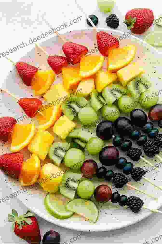 Rainbow Fruit Skewers Made With Fresh Fruit And Toothpicks Cooking Is Cool: Heat Free Recipes For Kids To Cook