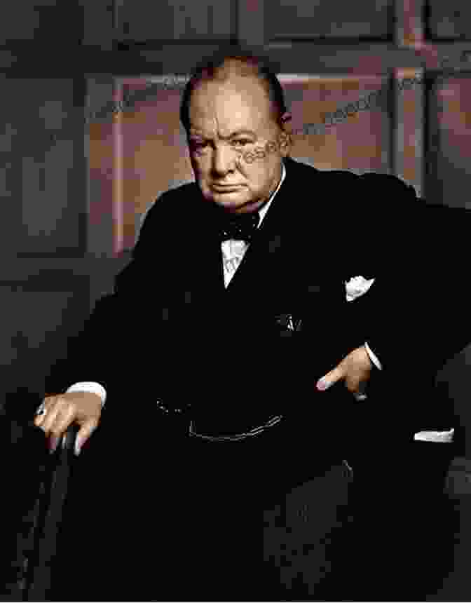 Winston Churchill, A Black And White Portrait Of The Former British Prime Minister, Wearing A Suit And Tie And Looking Directly At The Camera A Lion Among Men: Volume Three In The Wicked Years