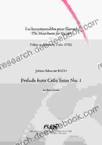 CLASSICAL SHEET MUSIC Prelude From Cello Suite No 1 BACH Solo Guitar