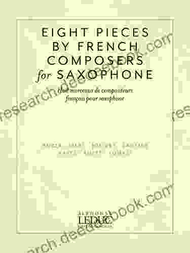 Eight Pieces By French Composers For Saxophone For Alto Saxophone And Piano