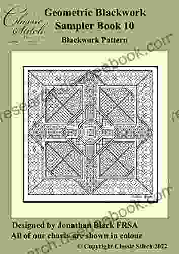 Geometric Blackwork Sampler 10 Blackwork Pattern